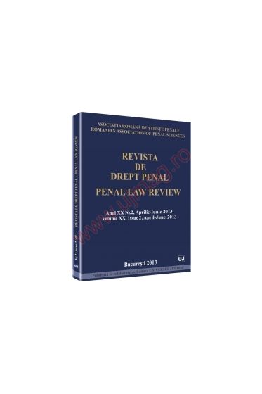 Revista de Drept Penal nr. 2/2013