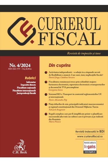 Curierul Fiscal nr. 4/2024