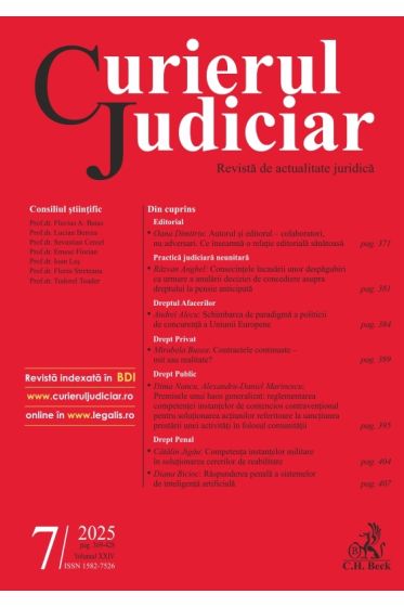 Curierul Judiciar nr. 7/2025
