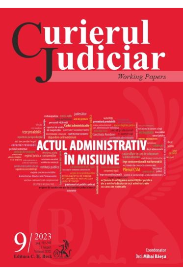 Curierul Judiciar nr. 9/2023